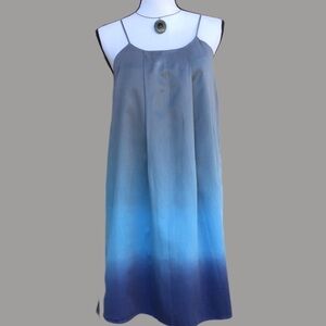 Collective Clothing - soft variegated blue dress